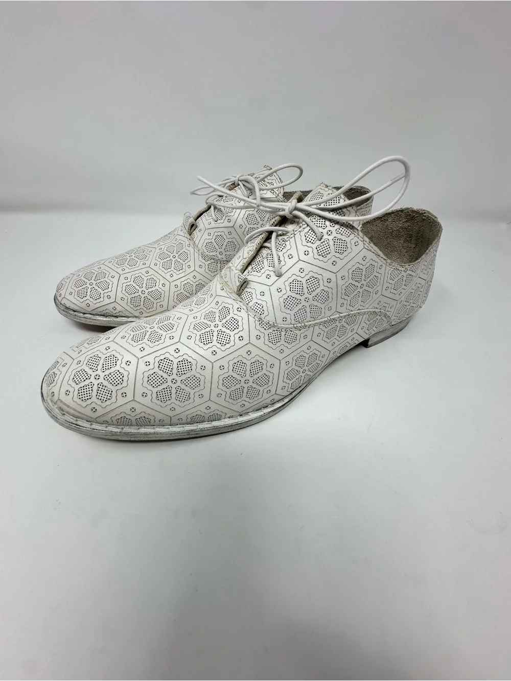 Rare Diesel Black Gold Laser Cut Men’s Size 43 Dress Shoes